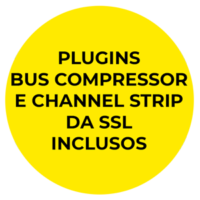 Plugins Bus Compressor e Channel Strip da SSL inclusos no Curso de Mixagem e Masterização com Chrys Gringo
